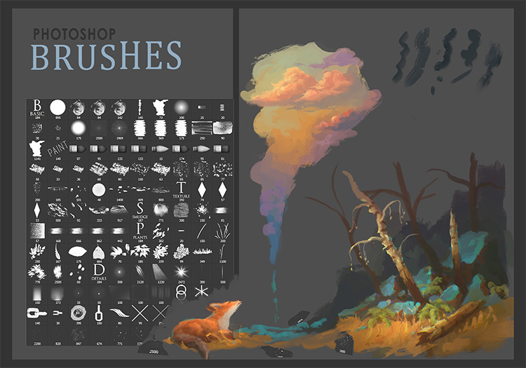 best photoshop brushes for drawing